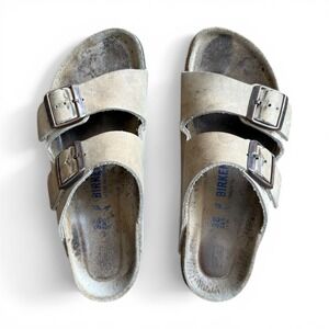 Tan Birkenstock Arizona Sandals Size 38